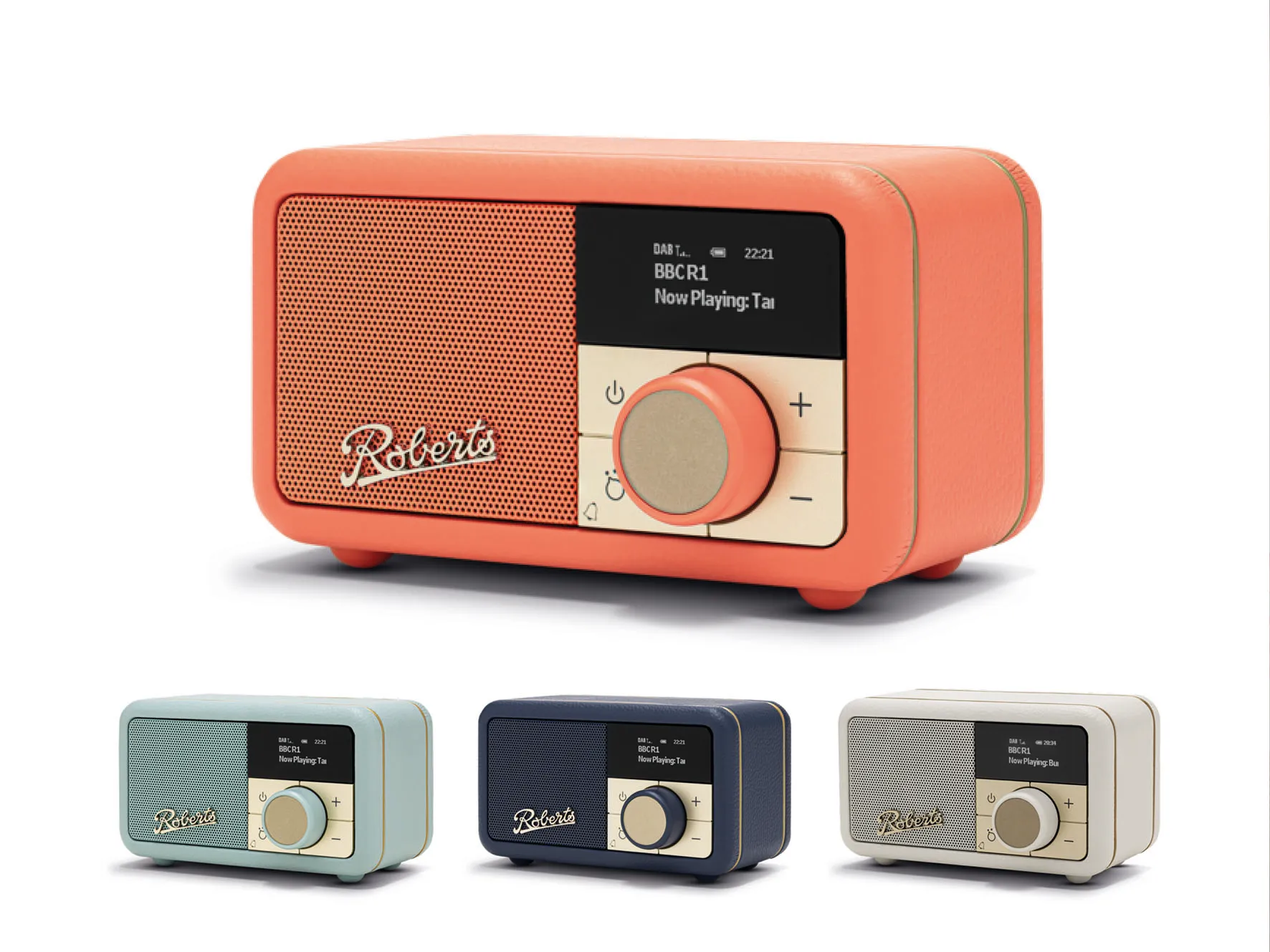 スピーカー・ウーファー Roberts Revival PETITE2 FM/DAB/DAB Roberts Revival PETITE2 FM/DAB/DAB+ Digital Radio with Bluetooth